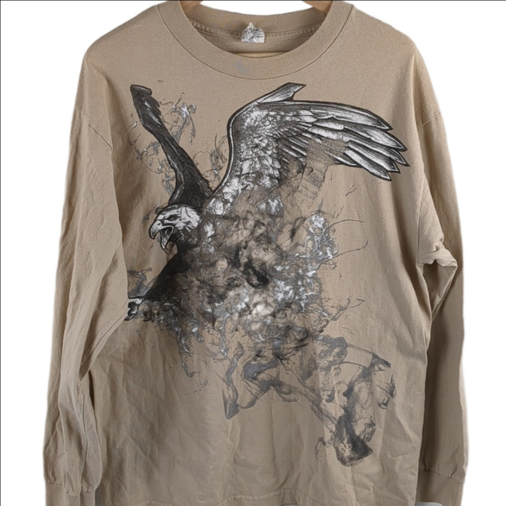 Eagle Graphic Longsleeve Tee Size Large